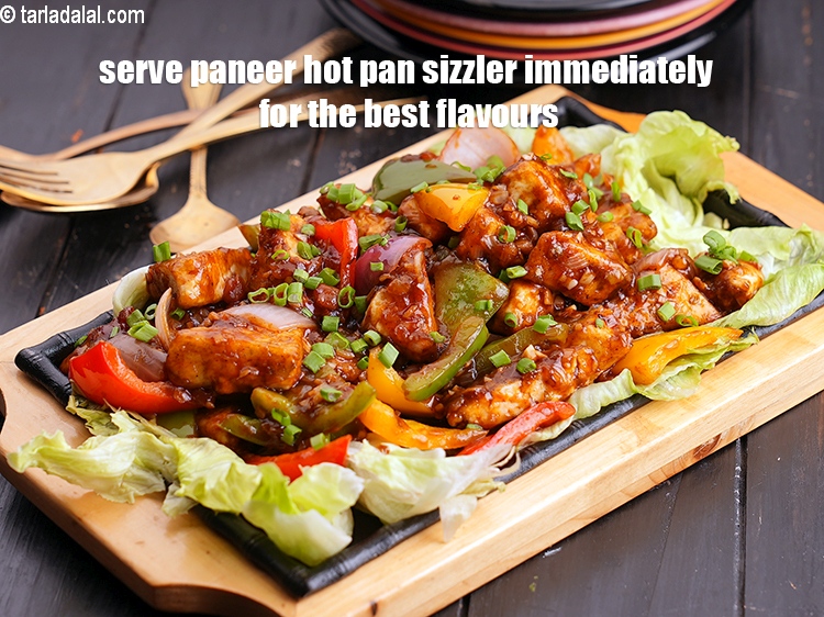 Step 42 – Serve <strong>paneer hot pan sizzler</strong>&nbsp;immediately&nbsp;for the best flavours.
