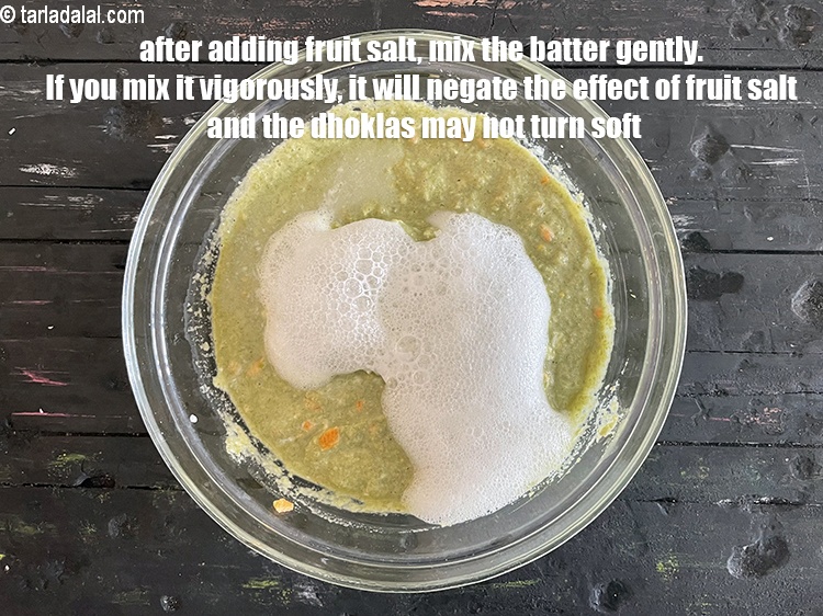 Step 37 – <meta charset="UTF-8" />After adding fruit salt, mix the batter gently. If you mix it vigorously, …