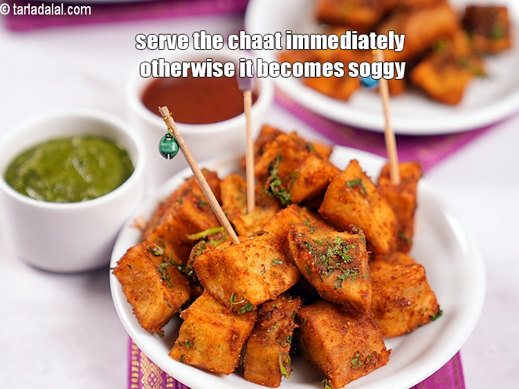 Step 18 – Serve the chaat immediately otherwise it becomes soggy.