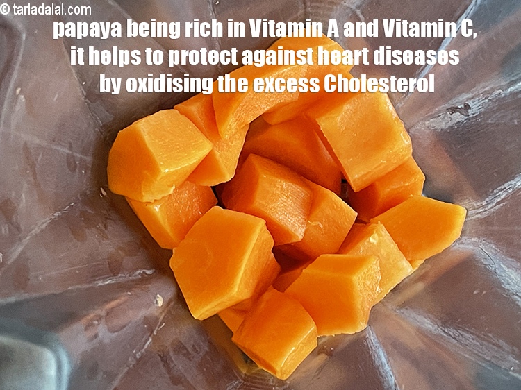 Step 12 – <meta charset="UTF-8" /> Papaya being rich in&nbsp;<a href="https://www.tarladalal.com/recipes-for-Pregnancy-Vitamin-A-Rich-449">Vitamin A</a>&nbsp;and&nbsp;<a href="https://www.tarladalal.com/recipes-for-Vitamin-C-Rich-Indian-Recipes-804">Vitamin C</a>, it helps to protect …