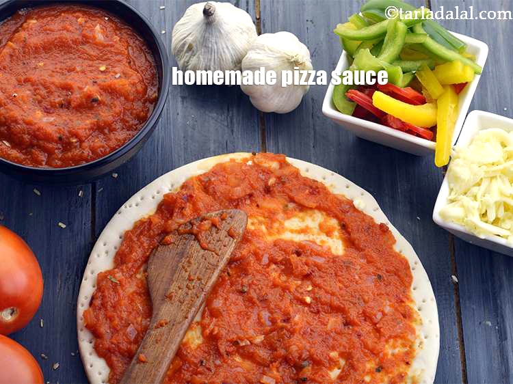 Step 24 – Here is the recipe to make <a href="https://www.tarladalal.com/pizza-sauce-quick-pizza-sauce-399r" target="_blank"><strong>homemade pizza sauce</strong></a>.