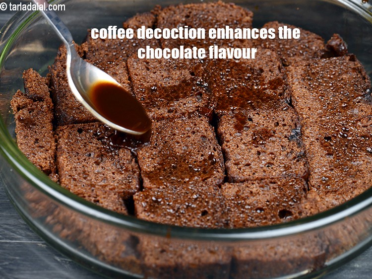 Step 23 – Coffee decoction enhances the chocolate flavour.