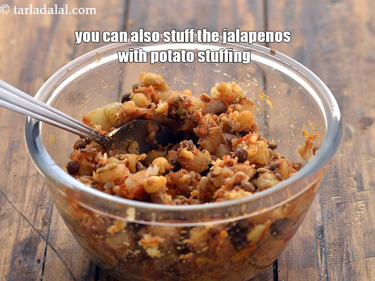 Step 28 – You can also stuff the jalapenos with potato stuffing.&nbsp;