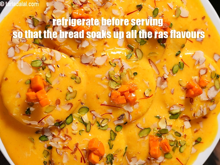 स्टेप 37 – परोसने से पहले इसे फ्रिज में रखें ताकि ब्रेड सारे …