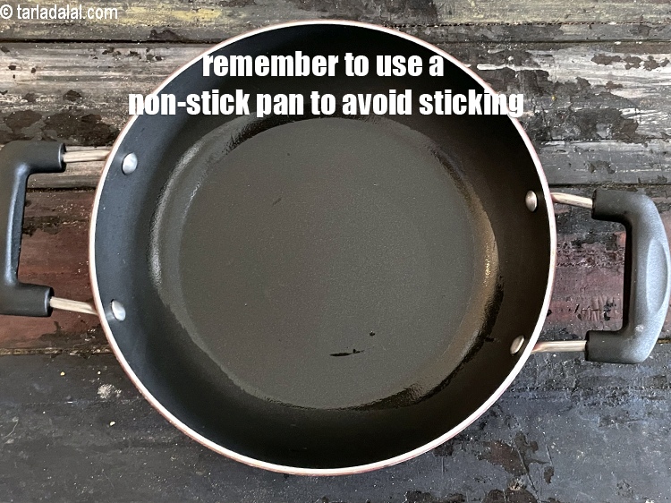 Step 21 – Remember to use a non-stick pan to avoid sticking.
