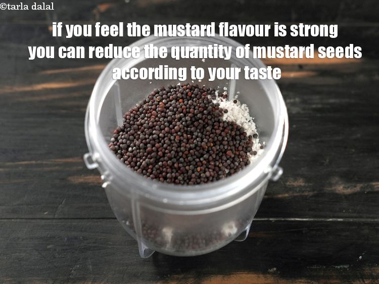 स्टेप 25 – अगर आपको सरसों का स्वाद तीखा लग रहा है तो …