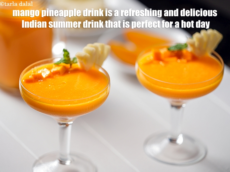 Step 15 – <strong>Mango pineapple drink</strong> is a refreshing and delicious Indian summer drink that is perfect for …