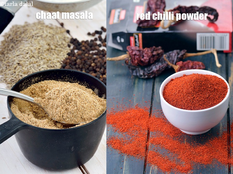 Step 14 – You can add other spices to the raita, such as chaat masala, red chilli powder.