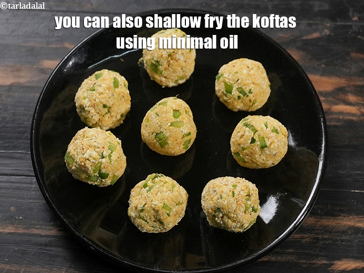 Step 42 – You can also shallow fry the koftas using minimal oil.
