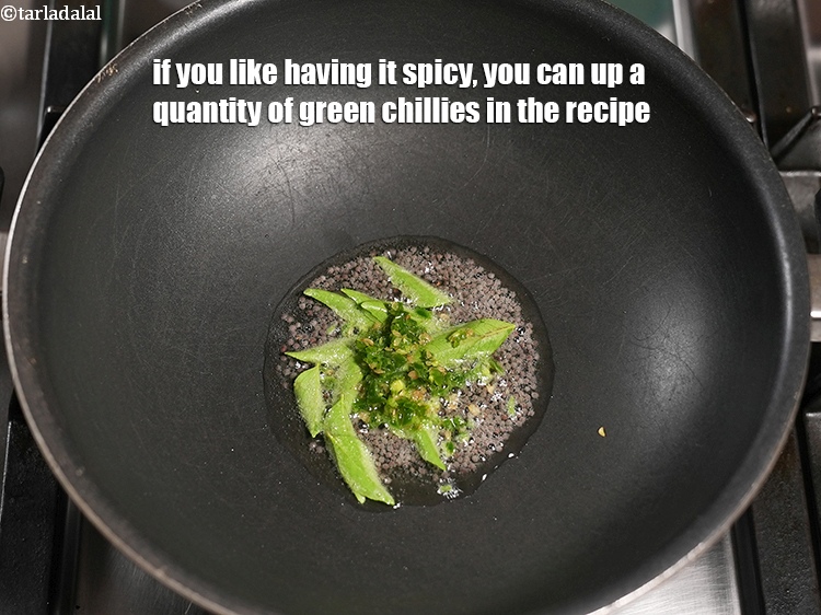 Step 36 – If you like having it spicy, you can up a quantity of green chillies in …