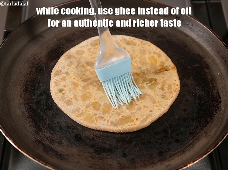Step 33 – While cooking, use ghee instead of oil for an authentic and richer taste.