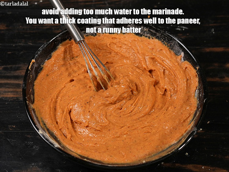 Step 30 – Avoid adding too much water to the marinade. You want a thick coating that adheres …