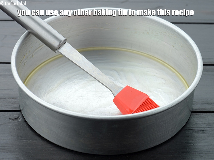 Step 31 – You can use any other baking tin to make this recipe.