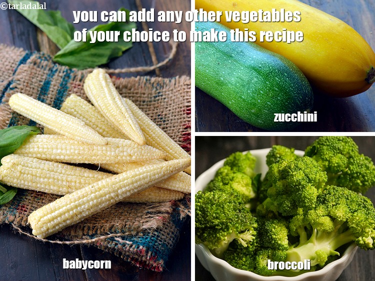 Step 23 – You can add any other vegetables of your choice to make this recipe.