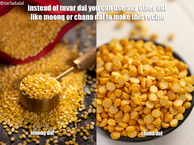 Step 34 – Instead of tuvar dal you can use any other dal like moong or chana dal …