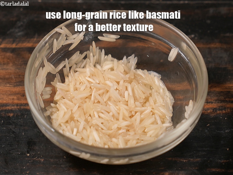 Step 31 – Use long-grain rice like basmati for a better texture. Soak the rice for 15-20 minutes …
