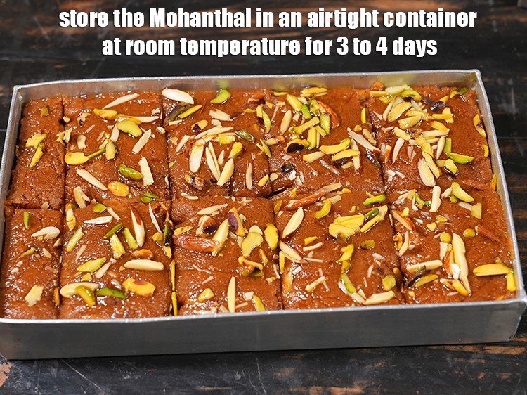 स्टेप 41 – <strong>मोहनथाल को</strong>&nbsp;एक एयरटाइट कंटेनर में कमरे के तापमान पर 3 …