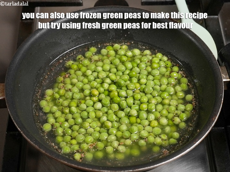 Step 31 – You can also use frozen green peas to make this recipe but try using&nbsp;fresh green …