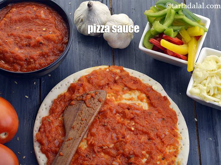 Step 24 – Here is the link to make <a href="https://www.tarladalal.com/pizza-sauce-quick-pizza-sauce-399r" target="_blank"><strong>homemade pizza sauce</strong></a>.