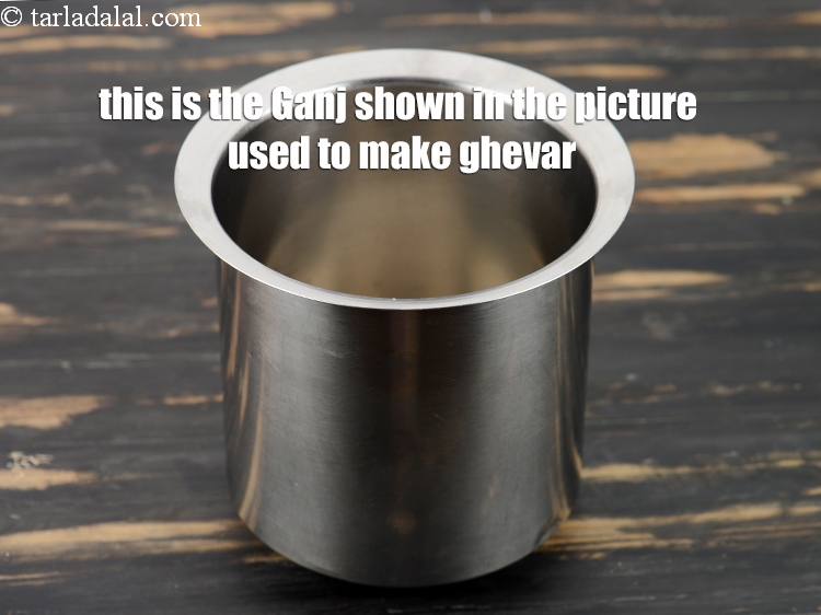 स्टेप 35 – चित्र में दिखाया गया गंज यही है जिसका उपयोग घेवर …