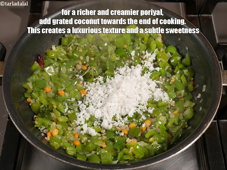 Step 23 – You can also use coloured capsicum to make this recipe.