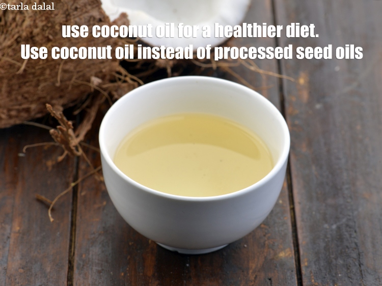 Step 36 – Use coconut oil for a healthier diet.&nbsp;Use coconut oil instead of processed seed oils<strong>&nbsp;like soyabean …