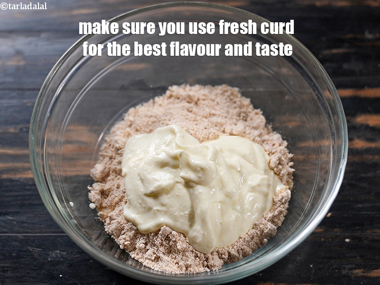 Step 29 – Make sure you use fresh <a href="https://www.tarladalal.com/how-to-make-curd-or-dahi-at-home-2790r">curd</a> for the best flavour and taste.