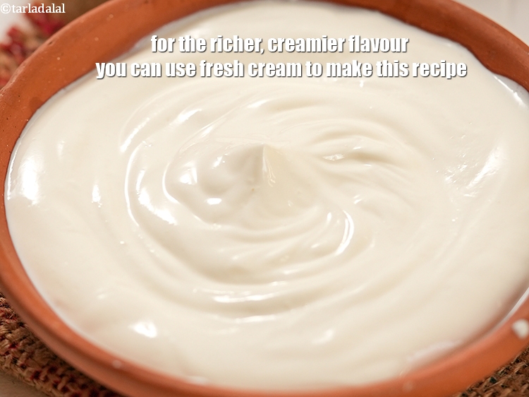 Step 48 – For the richer, creamier flavour you can use fresh cream to make this recipe.