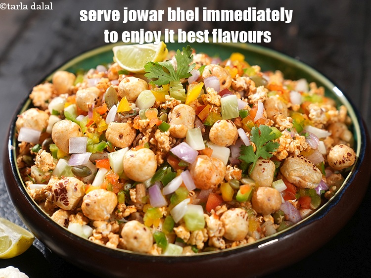 Step 31 – Serve <strong>jowar bhel</strong> immediately to enjoy it best flavours.