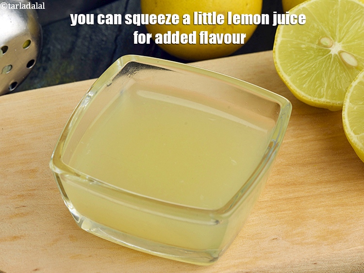 Step 43 – You can squeeze a little lemon juice for added flavour.