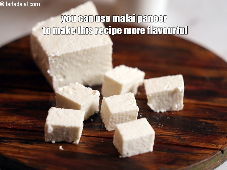 Step 38 – You can use malai paneer to make this recipe more flavourful.