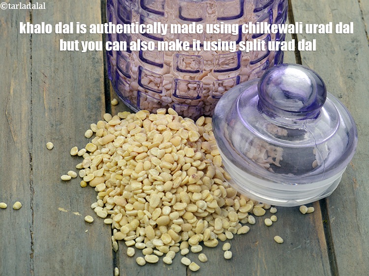 Step 24 – Khalo dal is authentically made using chilkewali urad dal but you can also make it …