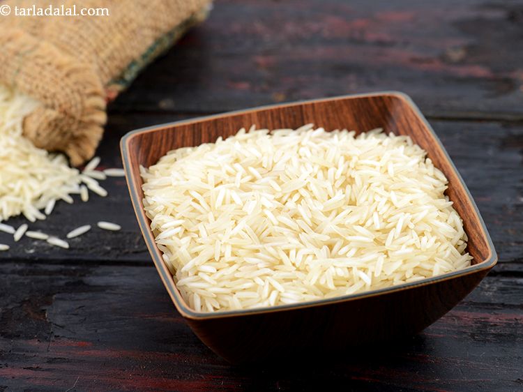 Step 62 – Always use only basmati rice for biryanis and soak it well. &nbsp;