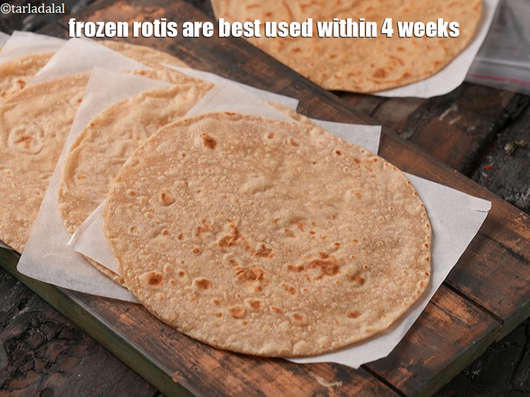 स्टेप 26 – फ्रोजन रोटियों का उपयोग चार सप्ताह के भीतर करना सर्वोत्तम …
