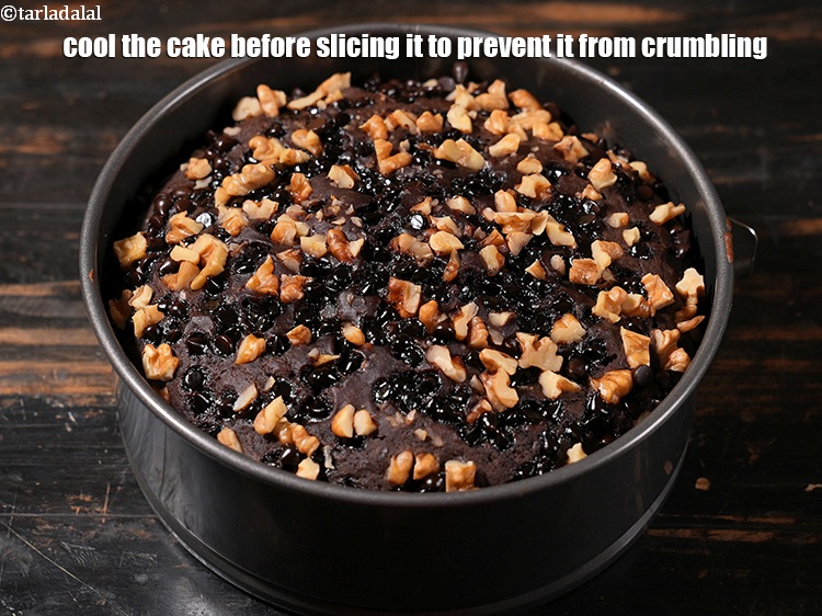 Step 33 – Cool the cake before slicing it to prevent it from crumbling.&nbsp;