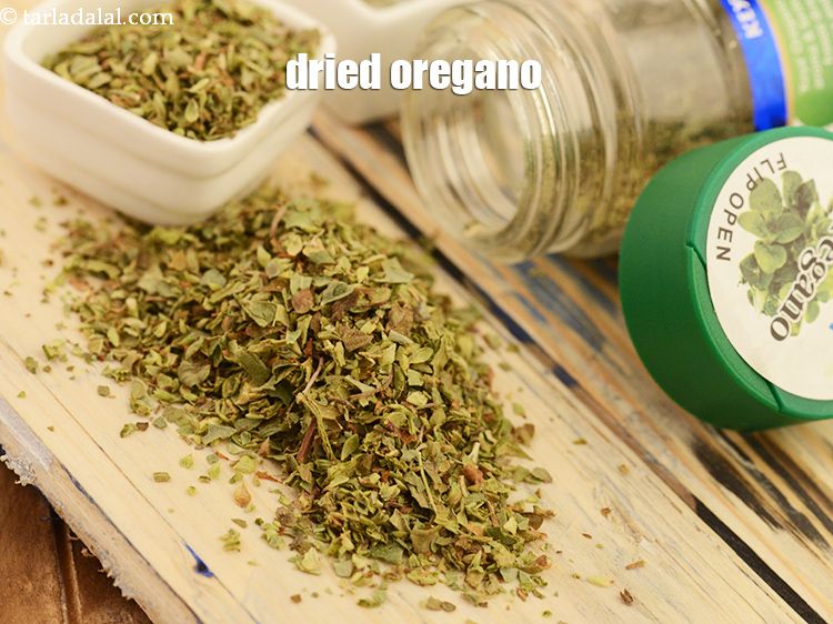 Step 16 – A pinch of dried oregano will further boost the flavour of this dip.<br /> &nbsp;