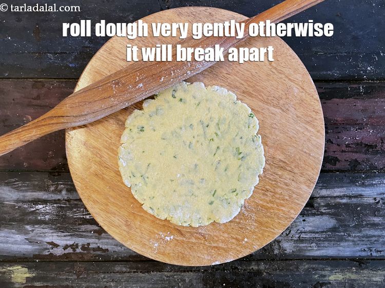 Step 28 – <em>Note that when you roll, do it very gently with a rolling pin. If you …