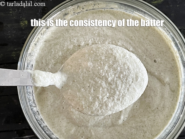 Step 34 – This is the consistency of the batter.