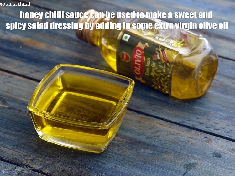 Step 14 – <strong>Honey chilli sauce</strong> can be used to make a sweet and spicy salad dressing by …