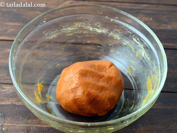 Step 24 – Make sure the dough is not very soft and it semi-soft, always add water little …