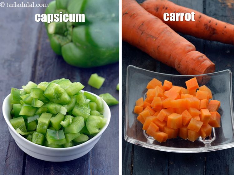 Step 28 – You can use vegetables of your choice such as capsicum, carrot etc.