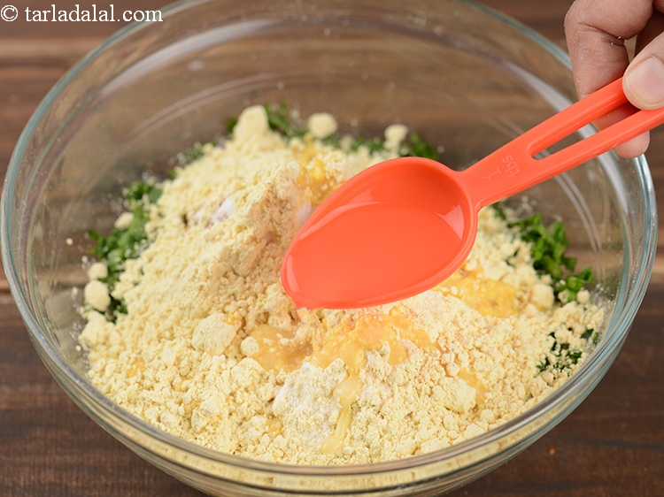 Step 19 – You may need more or less water to make the mixture because some spinach leaves …