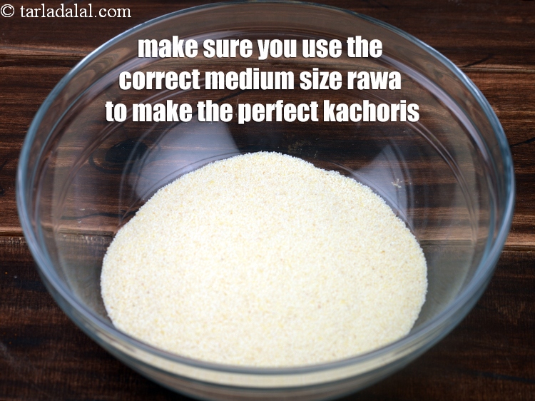 Step 59 – Make sure you use the correct medium size rawa to make the perfect kachoris.