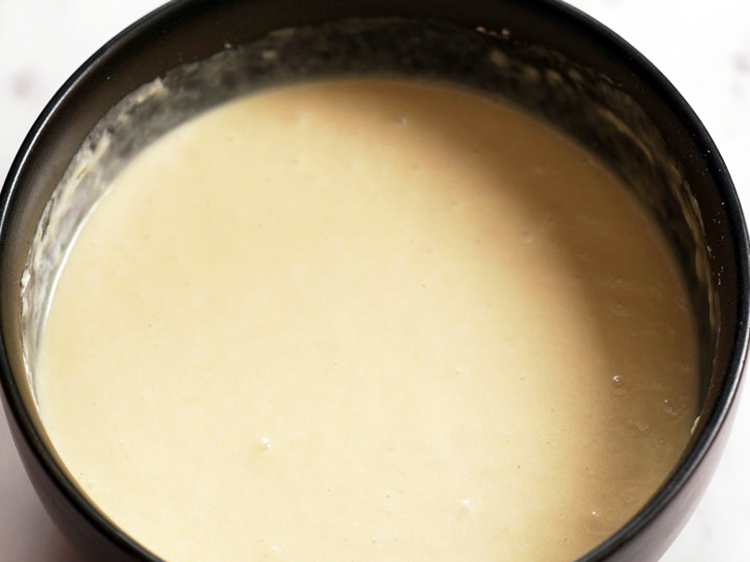 Step 24 – Do not overmix the batter.