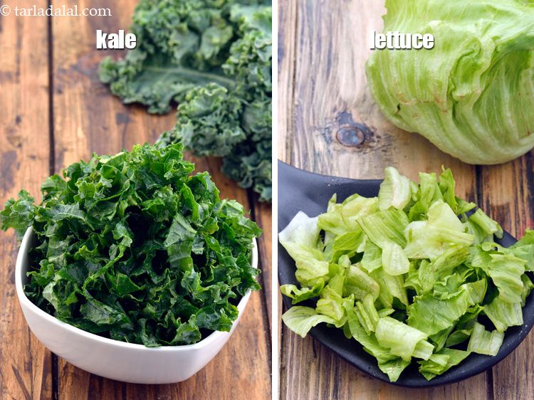 Step 22 – Instead of&nbsp;1/2 cup&nbsp;arugula&nbsp;leaves (rocket leaves) , &nbsp;you can also use kale or lettuce instead.