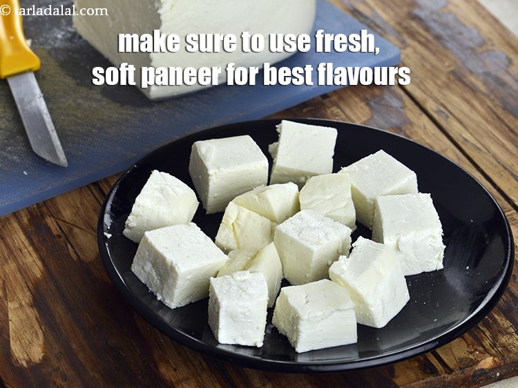 Step 29 – Make sure to use fresh, soft paneer for best flavours.