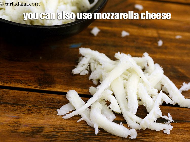 Step 23 – You can also use mozzarella cheese.