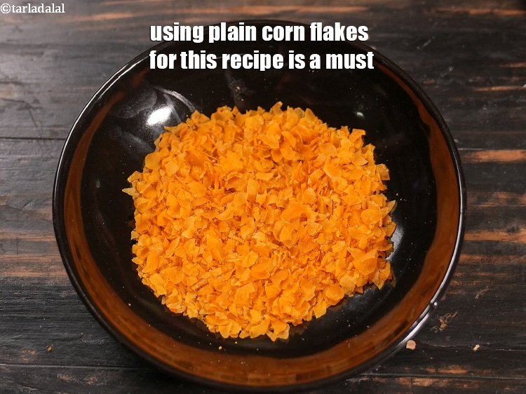 Step 18 – Using plain corn flakes for this recipe is a must.