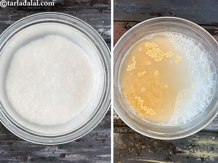 Step 50 – The rice and urad dal has to be soaked overnight. So plan for it in …