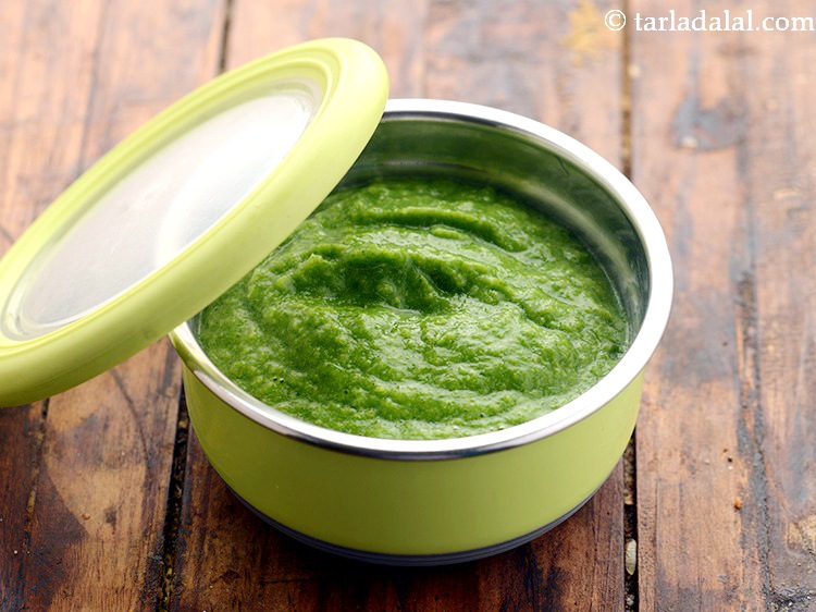 Step 15 – Store <strong>anardana pudina chutney | pomegranate mint chutney | coriander, mint and anardana chutney |&nbsp;</strong>in …